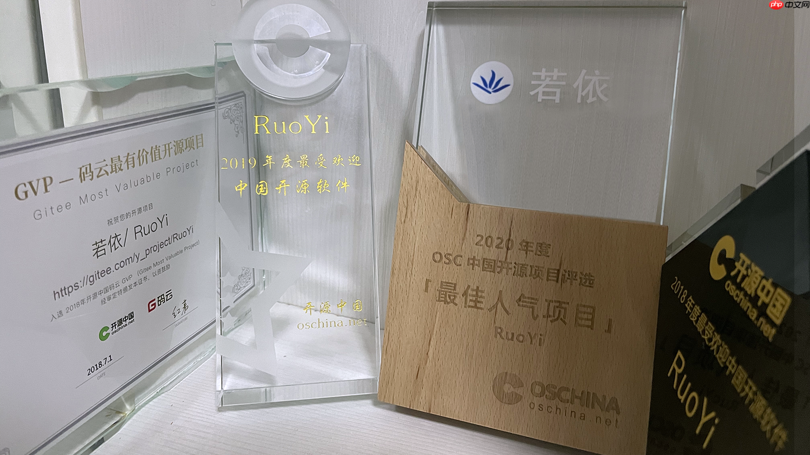 RuoYi 4.8.2 发布，更多细节优化