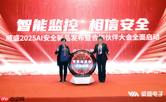 智能监控，相信安全！威盛电子2025新品发布暨伙伴大会圆满落幕！