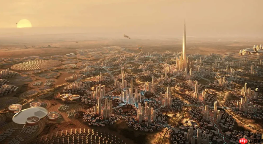 沙特挑战世界第一高楼：两千米高度“一柱擎天”，比迪拜哈利法塔高一倍多