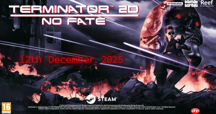 《终结者2D:无命》多平台发售 迟到了三十多年ACT