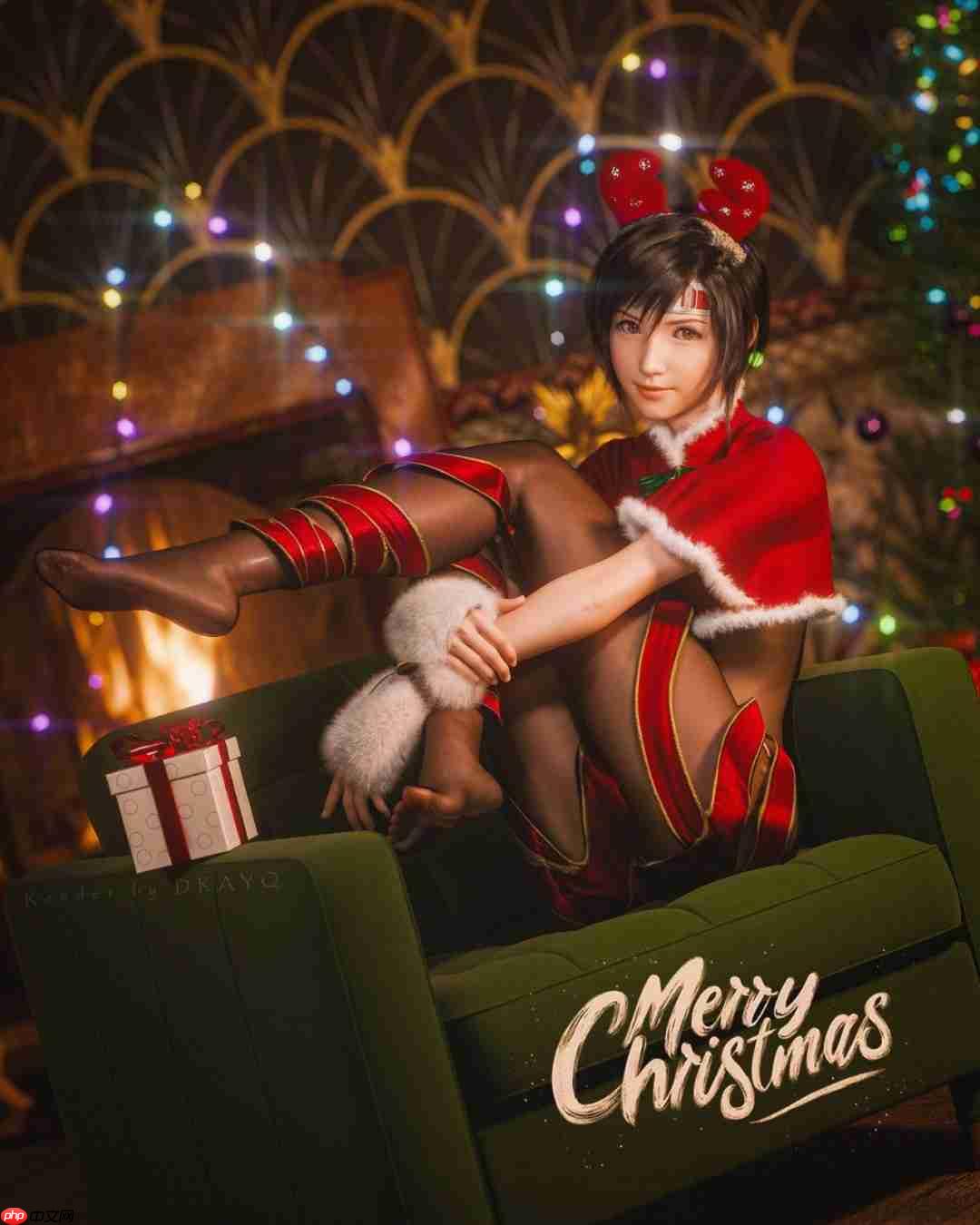 3D大神分享《最终幻想7：重制版》尤菲新图 小麋鹿超可爱