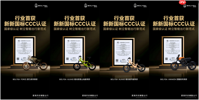 穿越标准周期：BOLYGA柏利迦全系产品获3C认证，开启产业新篇