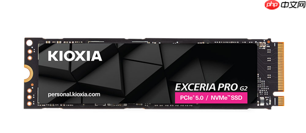 铠侠发布PCIe 5.0 SSD旗舰硬盘EXCERIA PRO G2:14.9GB/s性能天花板