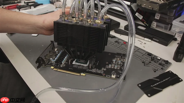 CPU风冷魔改成显卡水冷:GTX 960性能大增17%!