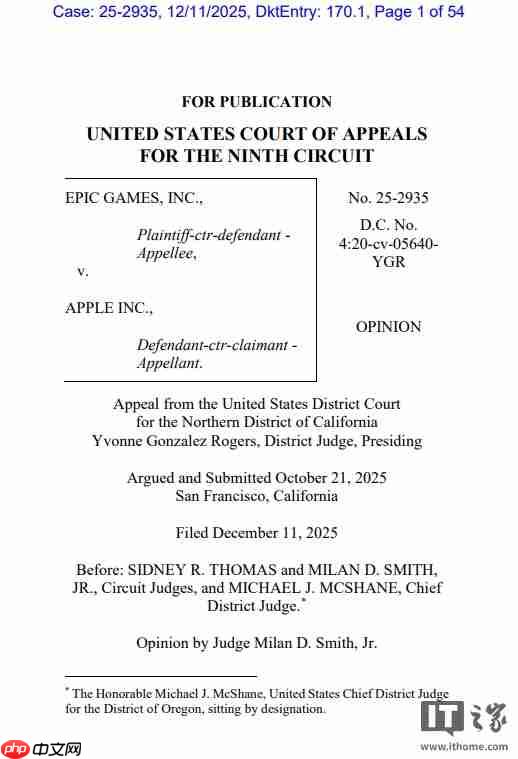 美上诉法院撤回部分禁令:允许苹果对 Epic 等外部支付链接重新收费
