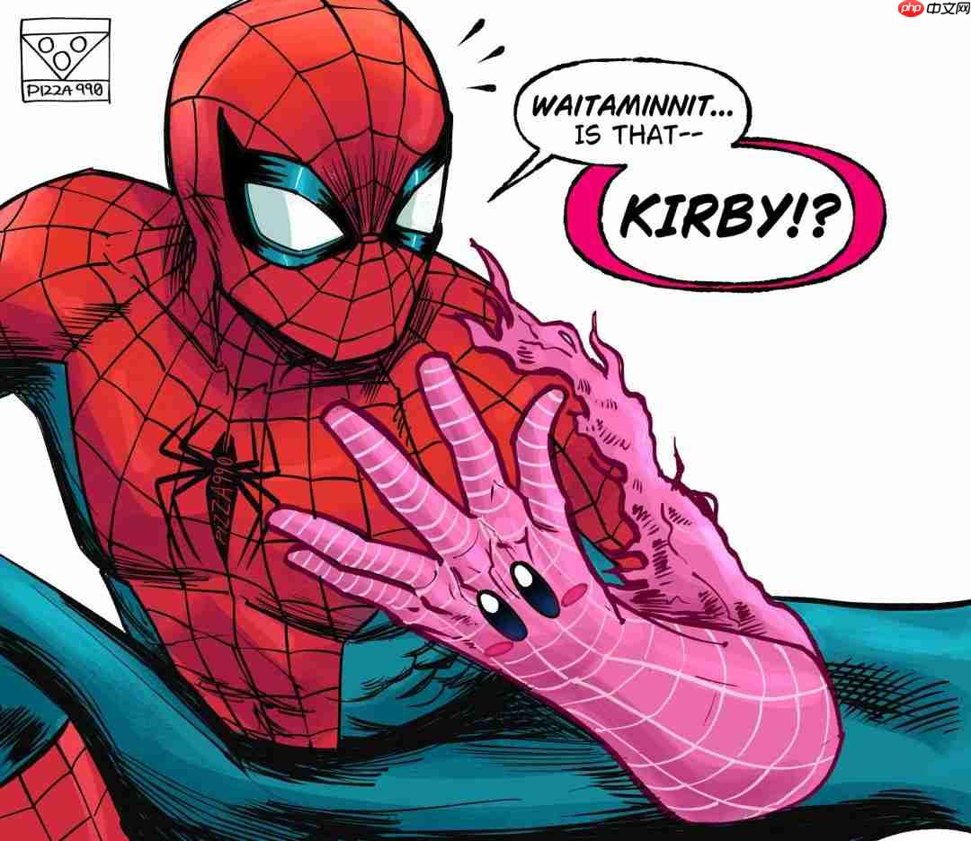 星之卡比吞下蜘蛛侠会怎样?全网粉丝的脑洞太有才!