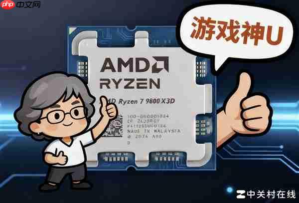 突破千帧!AMD锐龙7 9800X3D游戏性能实测