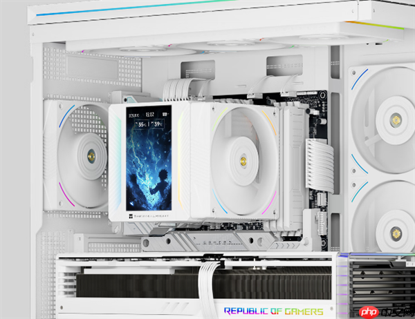 利民新款风冷散热器首发439元:5寸磁吸大屏 支持个性化动画