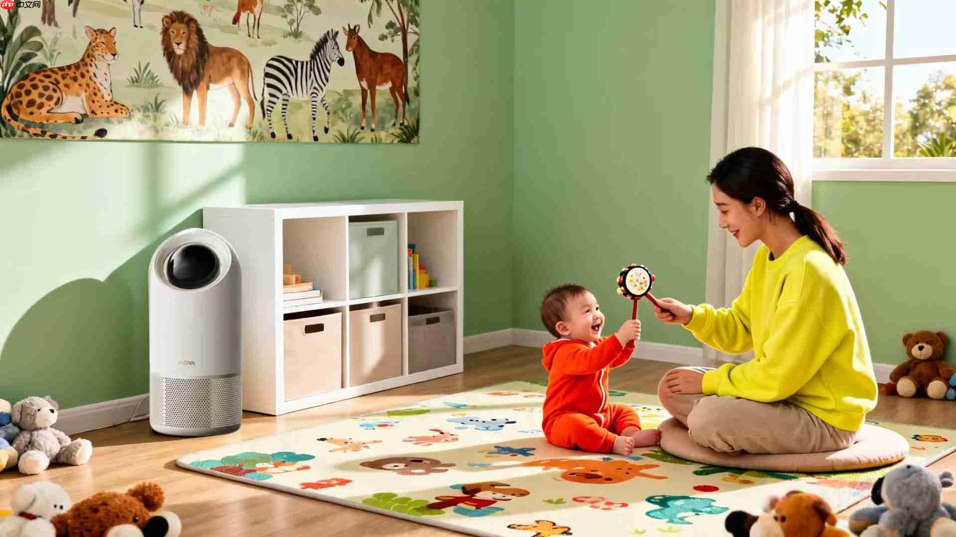 四重守护,定向净流:MOVAStellar X10净化器让母爱更安心