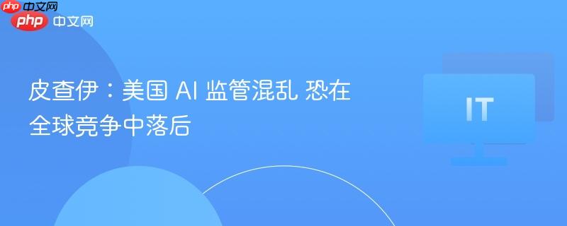 皮查伊:美国 ai 监管混乱 恐在全球竞争中落后