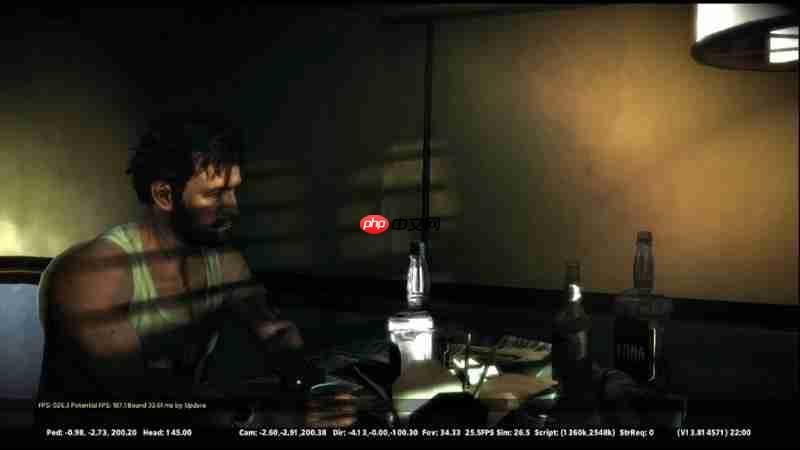 《马克思佩恩3》早期版本曝光 UI设计曾多次调整！