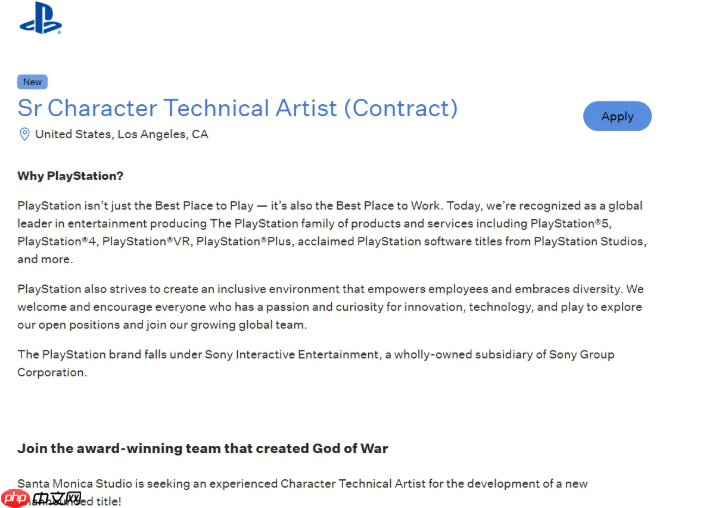 《战神》工作室新IP持续推进中！或已进入中期制作