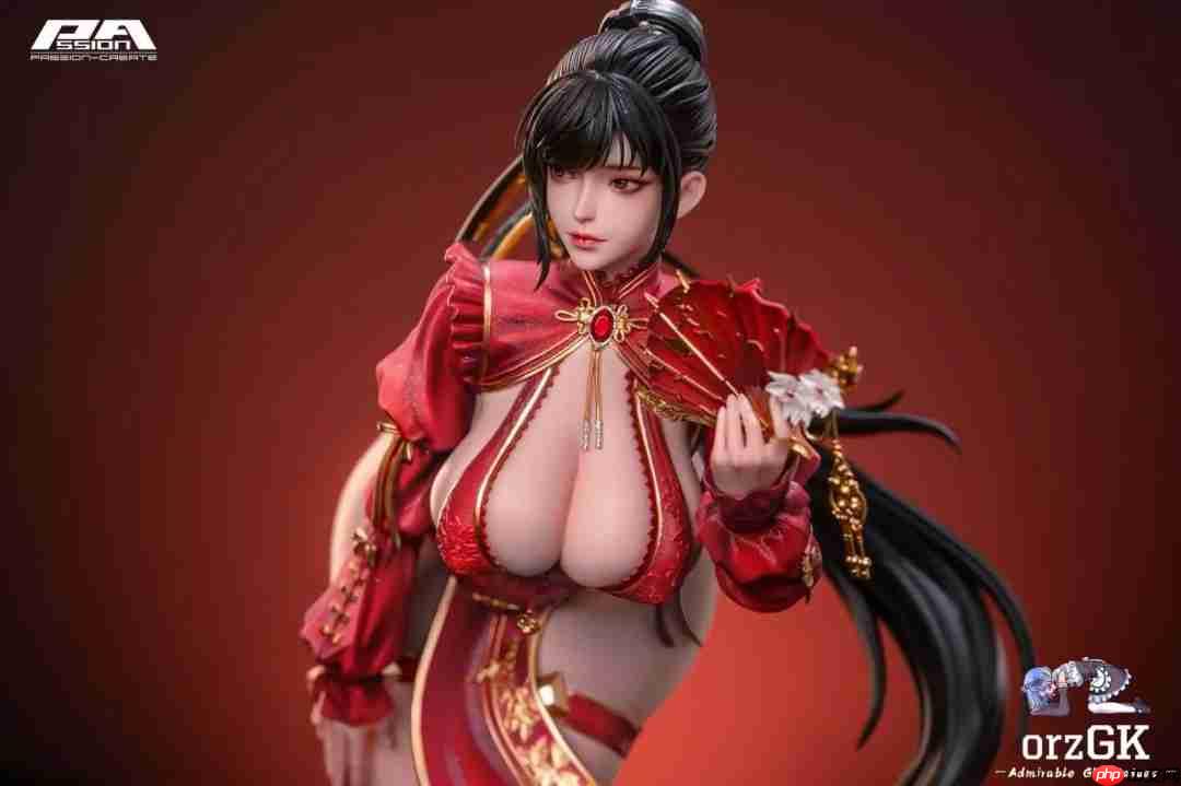 《剑星》女主全新雕像公开 身穿红色旗袍大雷很性感