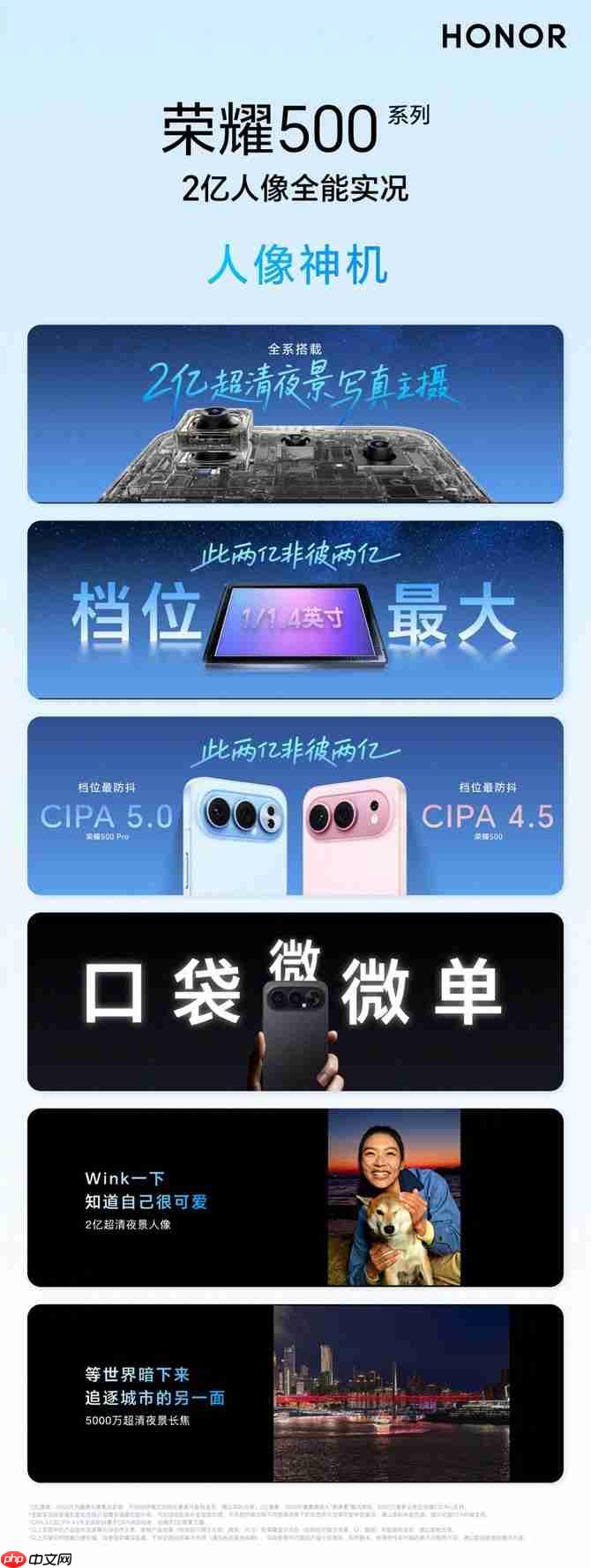 荣耀500系列正式发布 8000mAh大电池+旗舰芯片2699元起售