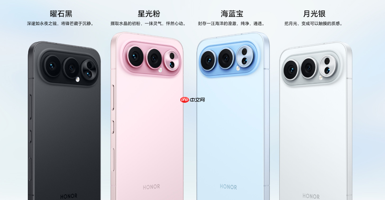 荣耀500系列正式发布:2亿大底主摄+8000mAh超大电池