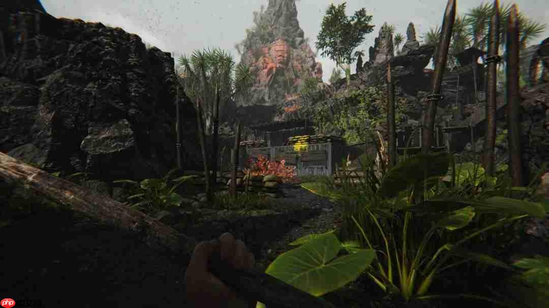生存FPS《蛮荒计划》新截图 在危险岛屿打恐龙
