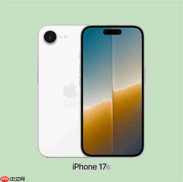 iPhone 17e前摄升级为1800万像素：看齐苹果17 Pro Max