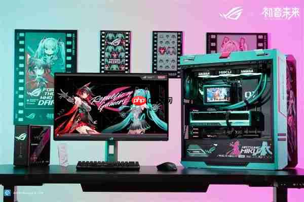 二次元与性能信仰碰撞！ROG夜神RTX5080 RO姬x初音未来版显卡