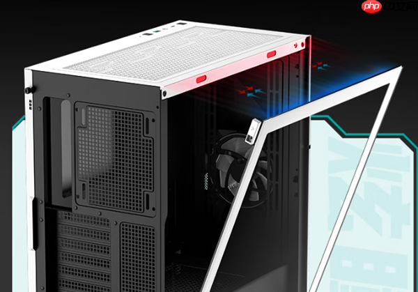 九州风神炫瞳机箱首发199元：3D立体前面板设计