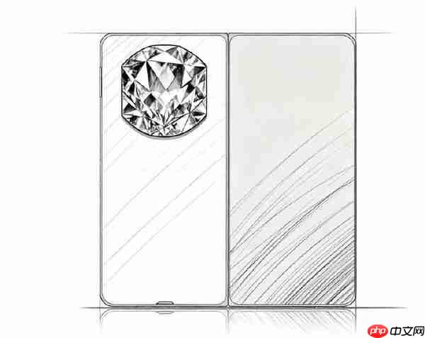 华为Mate X7外观线稿曝光!全新影像模组+星钻设计