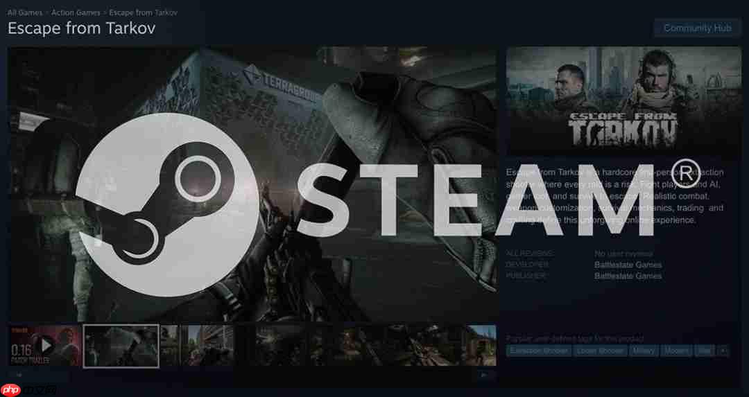 《逃离塔科夫》正式版上线 性能问题严重收获多半差评