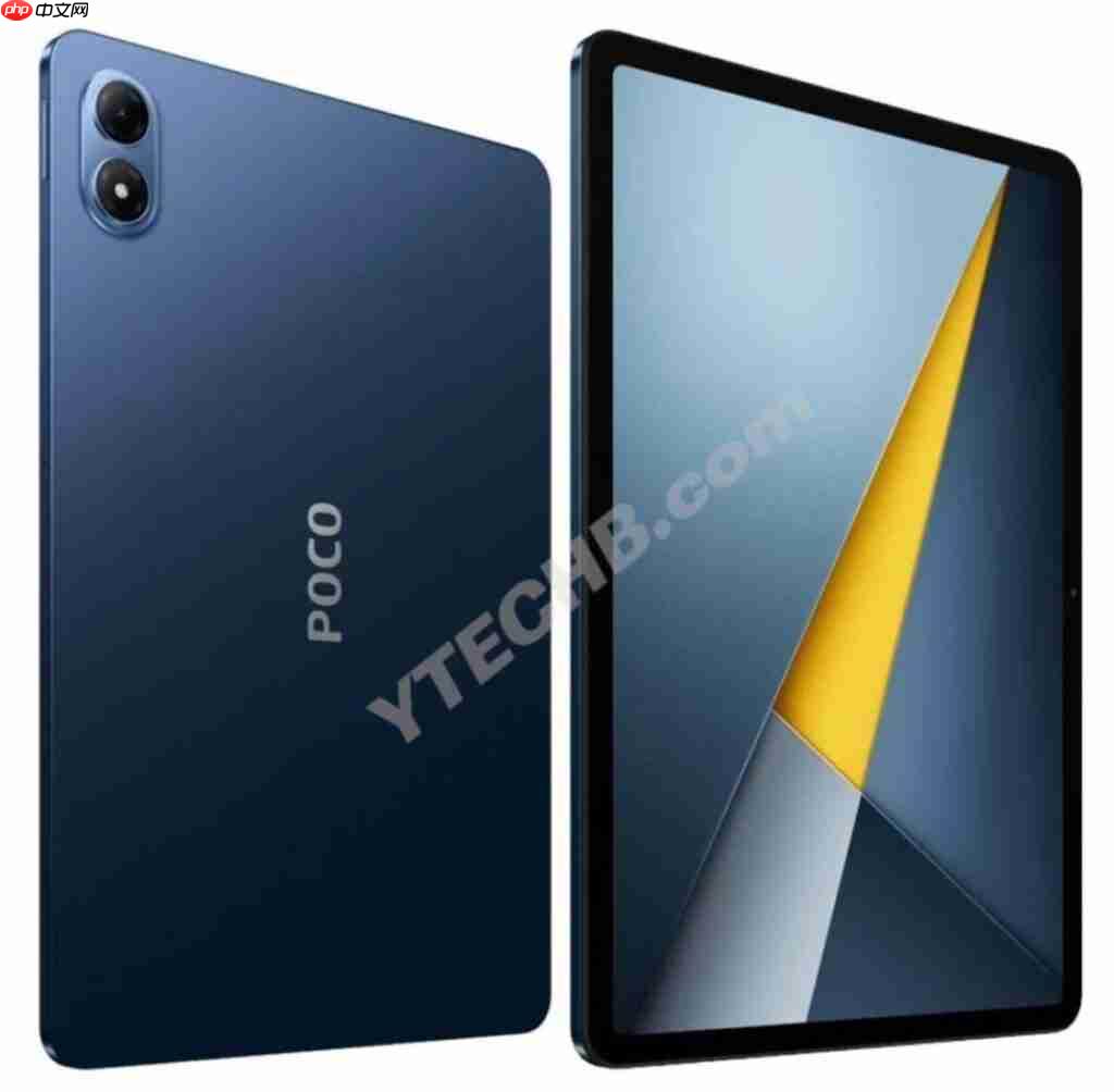 12.1″ 大屏、120Hz 更新率:POCO Pad M1 完整规格确认!