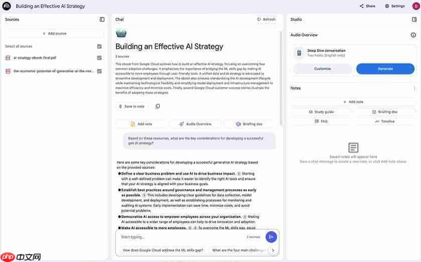 论文救星来了！google notebooklm帮你找资料 还附引用