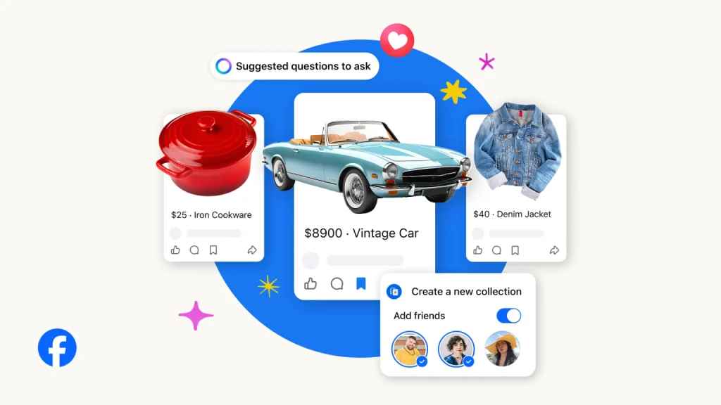 Meta改版Facebook Marketplace 想用AI转型成「社群电商」