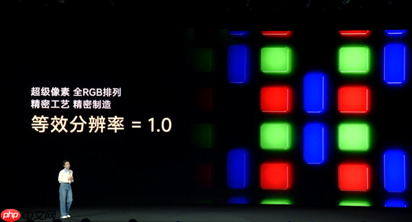 无损分辨率！TCL华星发布全球首款Real Stripe RGB OLED手机显示屏