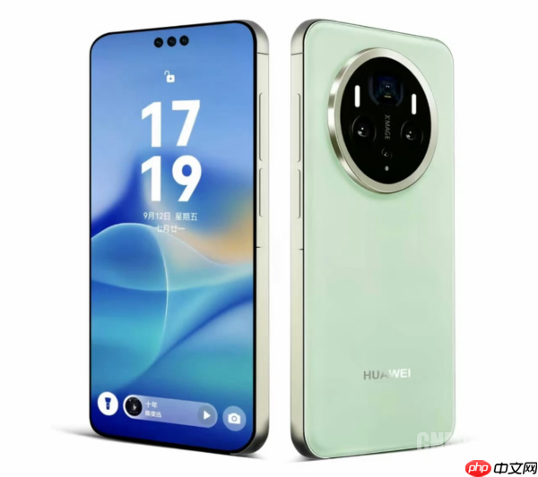 11月25日发布？华为Mate 80外观图曝光：大圆模组设计