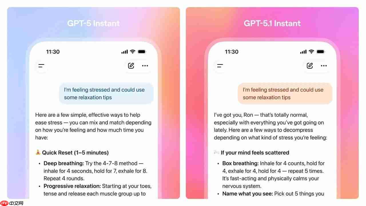 OpenAI 发布 GPT-5.1:引入“自适应推理”机制、支持更多对话风格