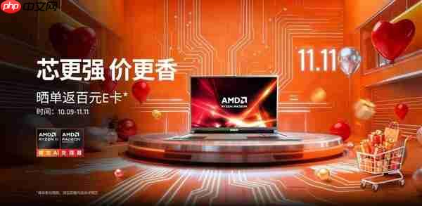 就现在！双11最后一波冲刺：6款真香AMD锐龙笔记本任你选