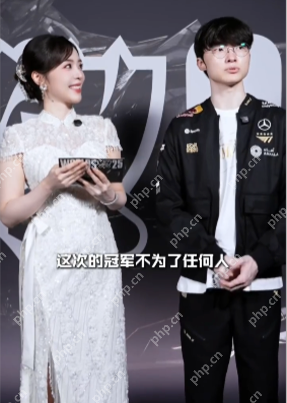 Faker说这一冠不为任何人:冠军皮肤还没定 - php中文网