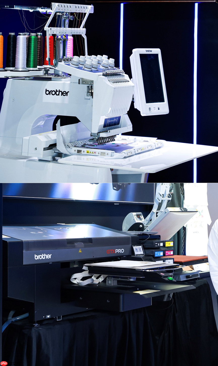 Brother缝绣新品进博首秀，以AI之力开启智能绣花新时代