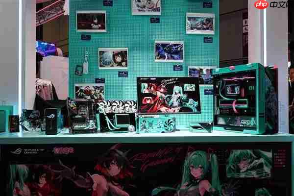 双11颜值至上! ROG夜神RTX5080 RO姬x初音未来版显卡