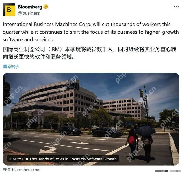 AI抢饭碗：IBM宣布全球裁员，预计影响约2700人 - php中文网