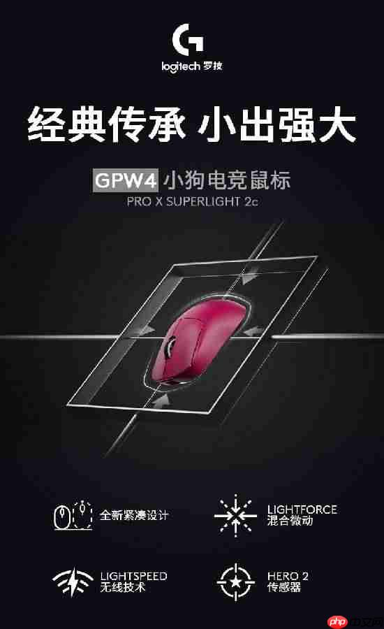 中小手抓握鼠标推荐:罗技GPW4小狗版凭什么成为“小手玩家的终极选择”?