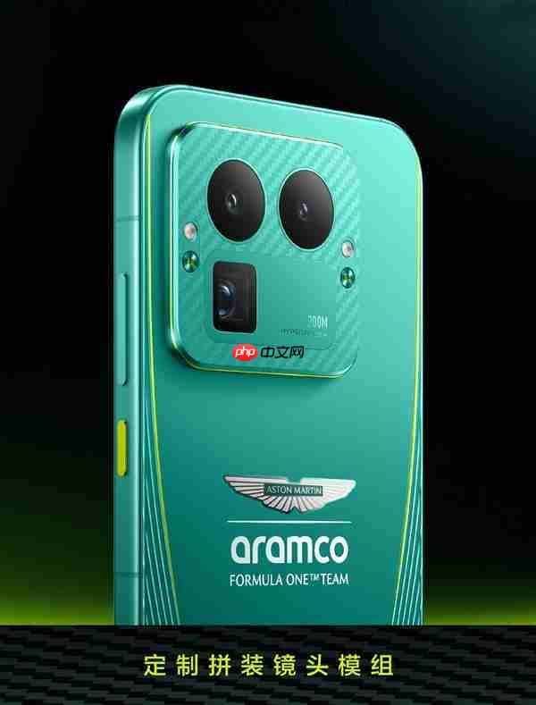 真我GT8 Pro阿斯顿马丁F1限量版外观公布:车队同款激情柠撞色+银翼徽标