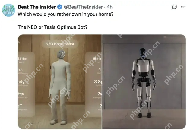 14万元!全球首款家务人形机器人开卖:OpenAI投资,萌脸翘臀会自己充电 - php中文网