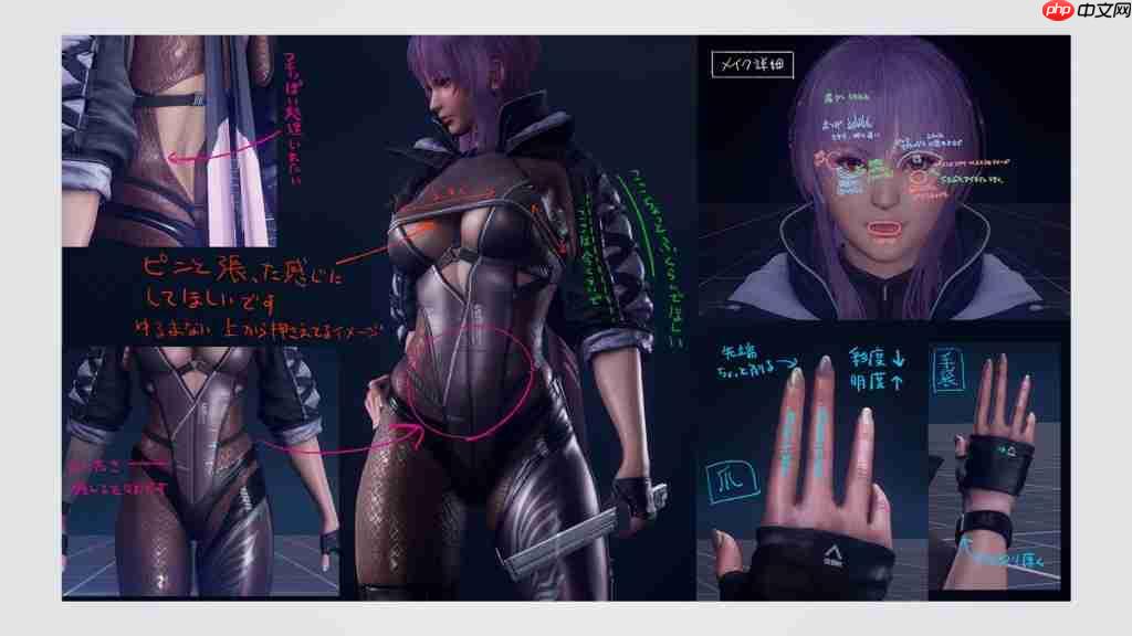 《忍者龙剑传4》Seori隼龙绫音艺术图 非常棒啊!