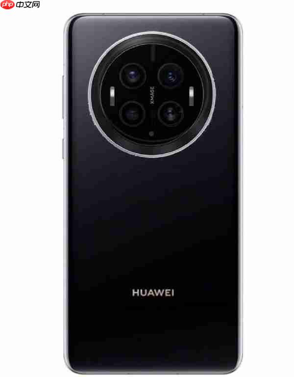 华为Mate 80 Pro渲染图曝光 疑似后置四摄+双闪光灯