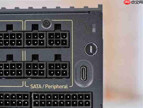 轻松驾驭RTX 5090！微星MEG Ai1600T PCIE5超神电源图赏