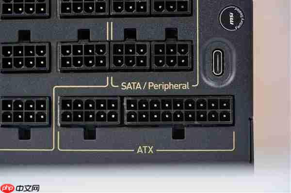 轻松驾驭RTX 5090！微星MEG Ai1600T PCIE5超神电源图赏