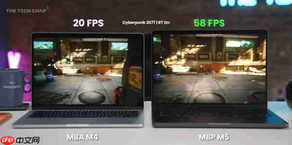 苹果M5游戏性能飞跃！《赛博朋克2077》帧率比M4高290%