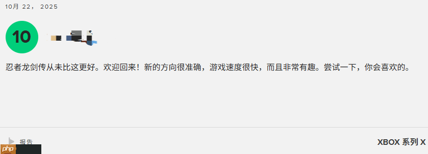 《忍者龙剑传4》M站玩家评分8.4分：音乐超赞 战斗太爽！