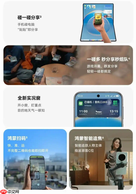 鸿蒙 6 正式版发布，支持与苹果设备互传