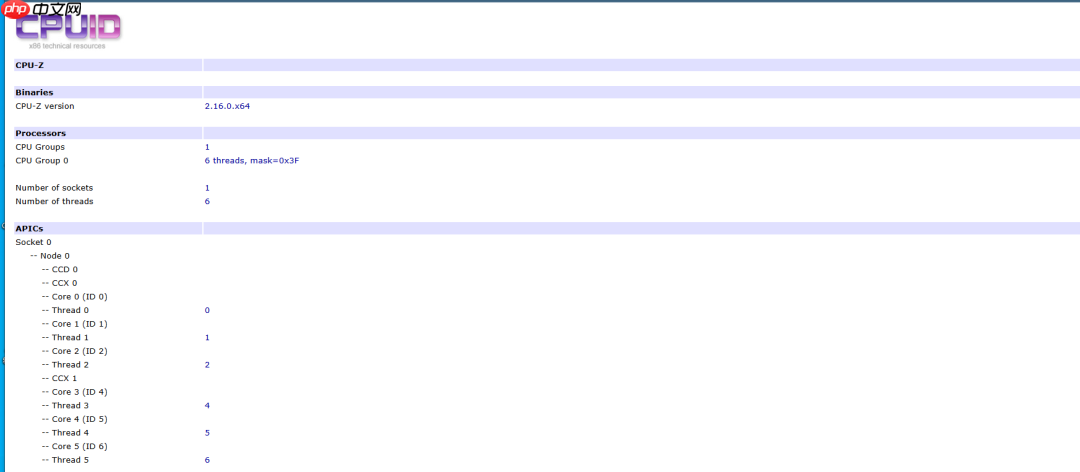 CPU-Z 2.16版本更新详解：硬件支持再升级