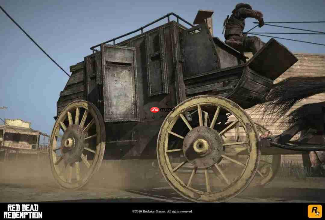 前R星员工公开《荒野大镖客:救赎》早期开发画面截图