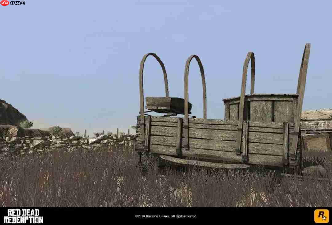 前R星员工公开《荒野大镖客:救赎》早期开发画面截图