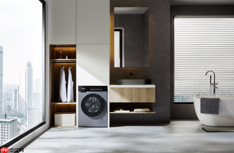 智享高效洗护,西门子家电发布小幸熨洗干一体机,重塑都市精致生活
